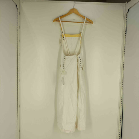 ピンクハウス PINK HOUSE コットン ギンガムチェック ロゴ サロペット レディース